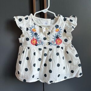 💫 baby GAP Polka Dot Top